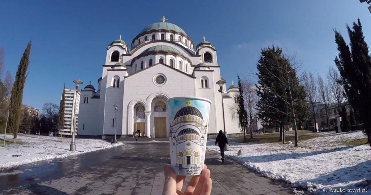 22岁大学生,靠一支画笔就能环游世界,他是怎么做到的?