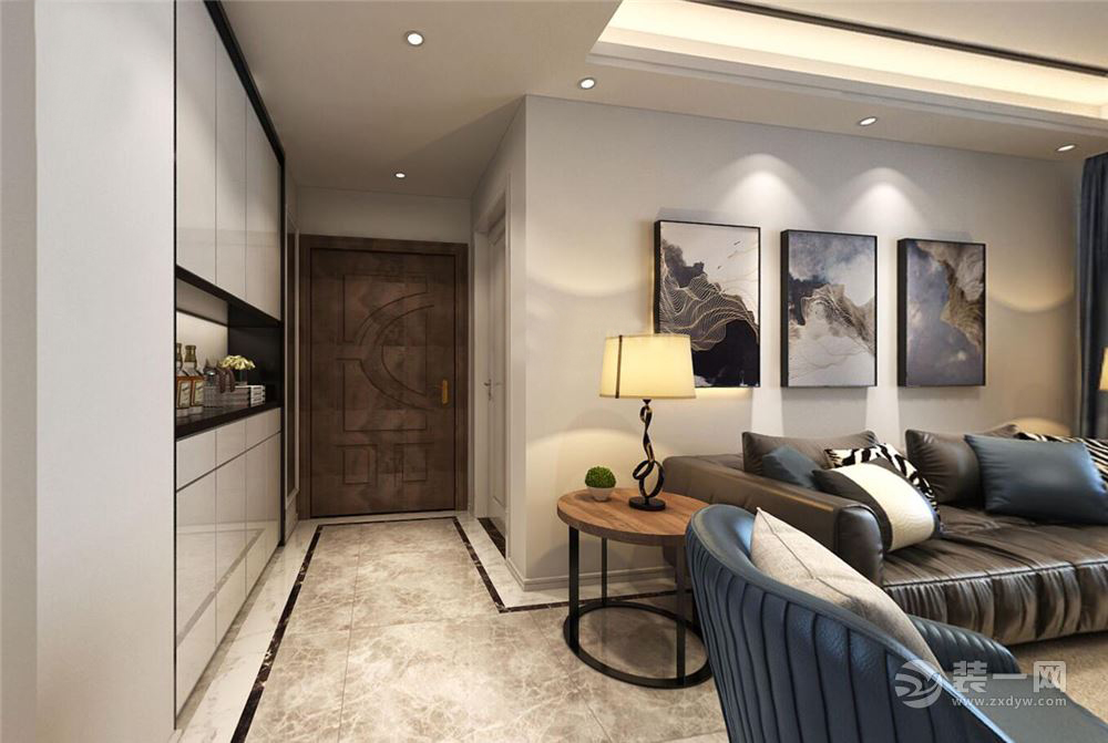 整个走廊来收纳,襄阳绿地广场三期效果图,170平现代四居半包9万