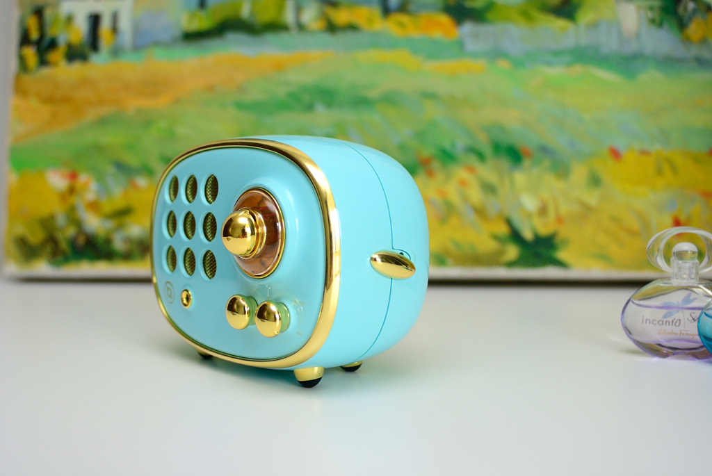 送女友猫王音箱,送女朋友礼物收音机可爱