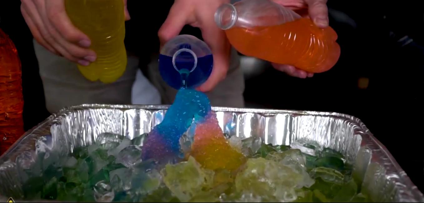 神奇水变冰怎么做,有魔力的水