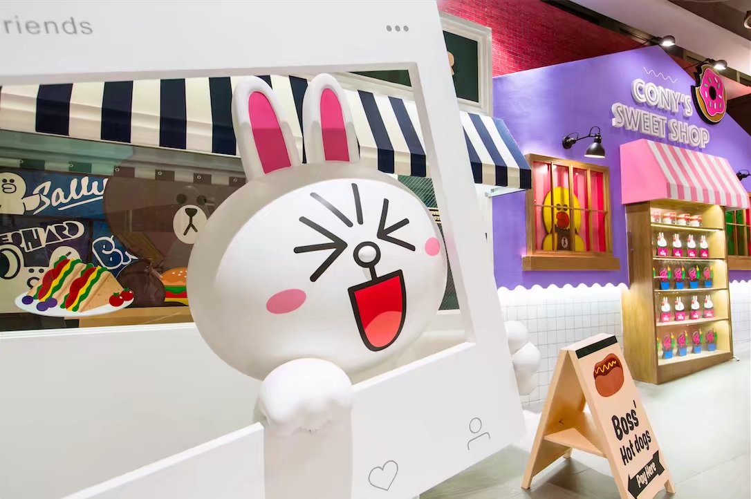 linefriends可妮兔和布朗熊故事,linefriends布朗熊