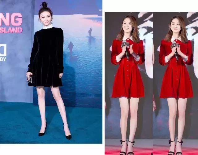 终于可以偷穿奶奶的丝绒裙出去浪了~