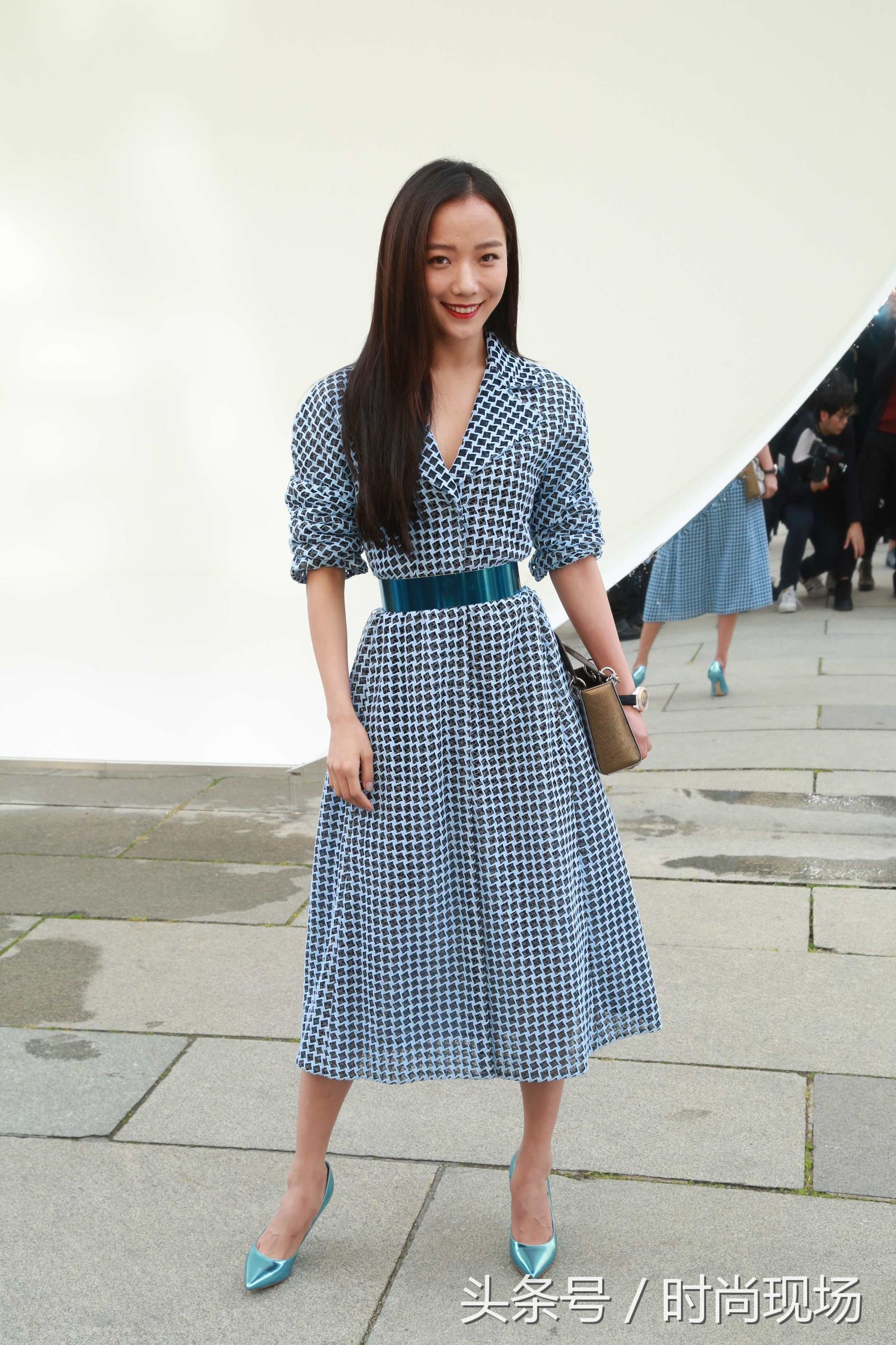 唐嫣许魏洲出席coach大秀,唐嫣许魏洲红色