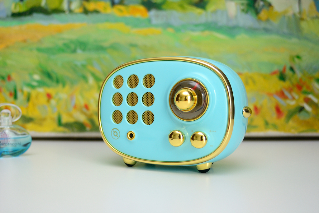 送女友猫王音箱,送女朋友礼物收音机可爱