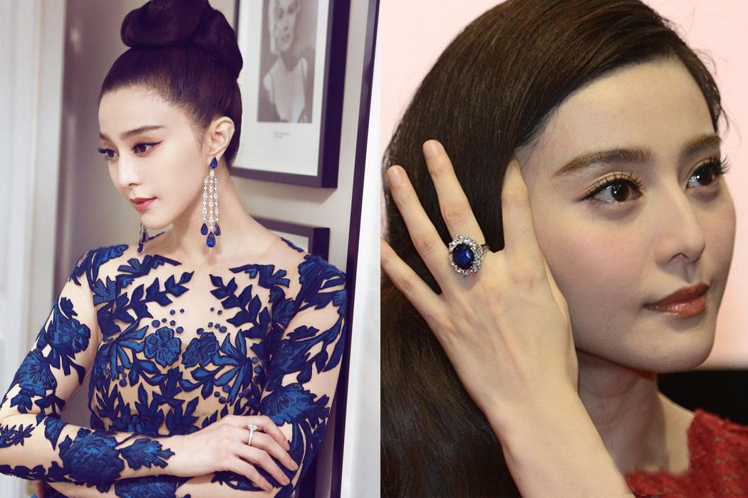 蓝宝石如何佩戴最吸睛,让她们来告诉你!