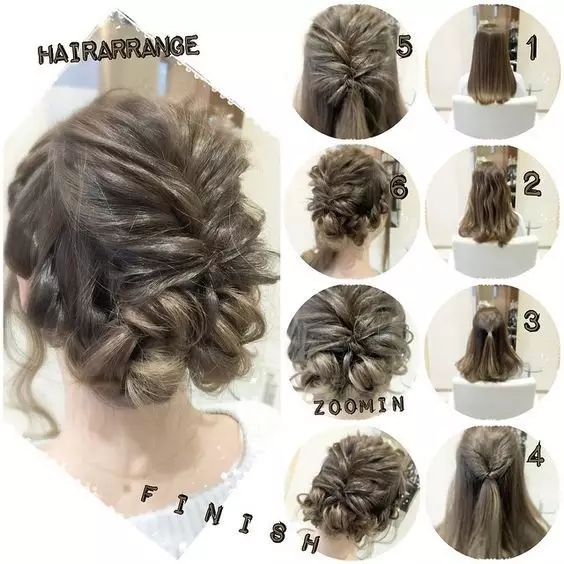 各种简单盘发的视频,简单的簪子盘发