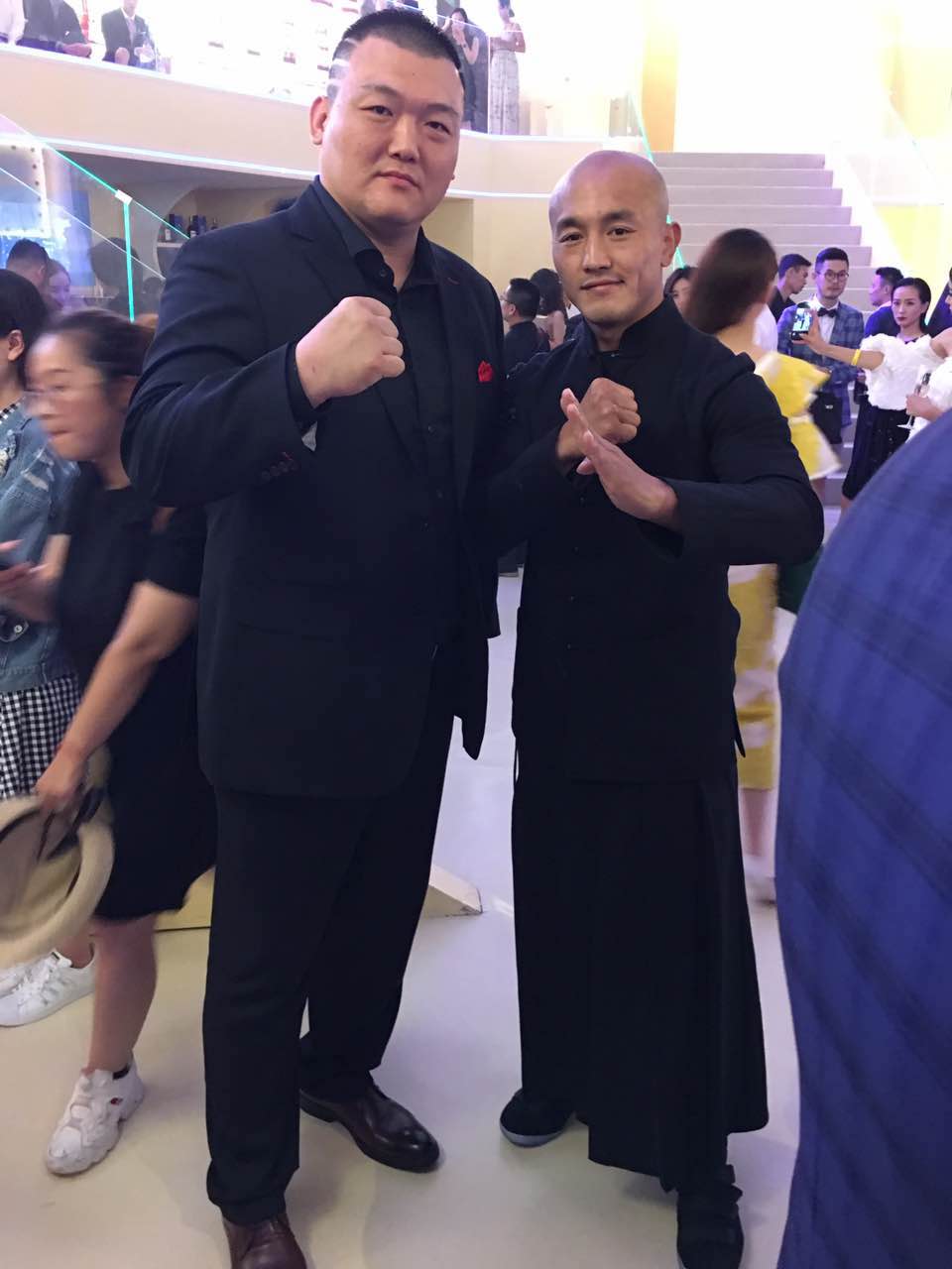 武僧一龙与张君龙,武僧一龙与泰森比赛