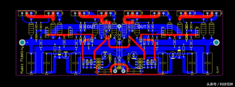 自制12v5000w大功率功放,制作单管大功率功放
