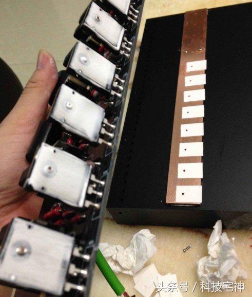 自制12v5000w大功率功放,制作单管大功率功放