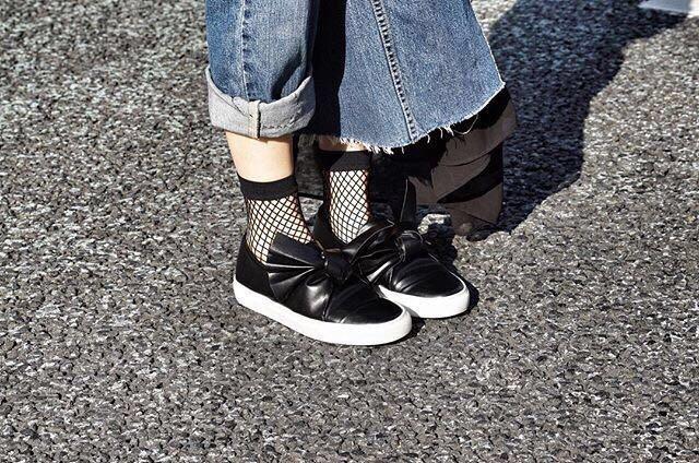 时尚的渔网装,渔网潮酷穿搭