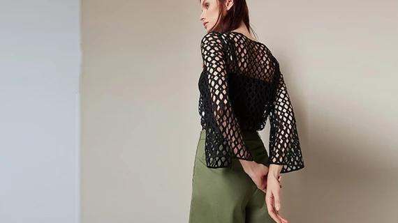时尚的渔网装,渔网潮酷穿搭