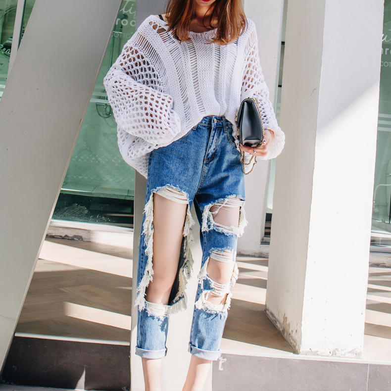 时尚的渔网装,渔网潮酷穿搭