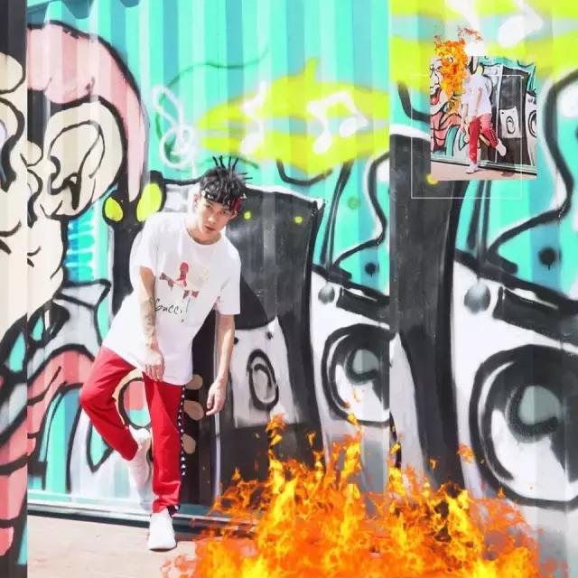 走进录音棚的贝贝,仍然把自己当做battlerapper