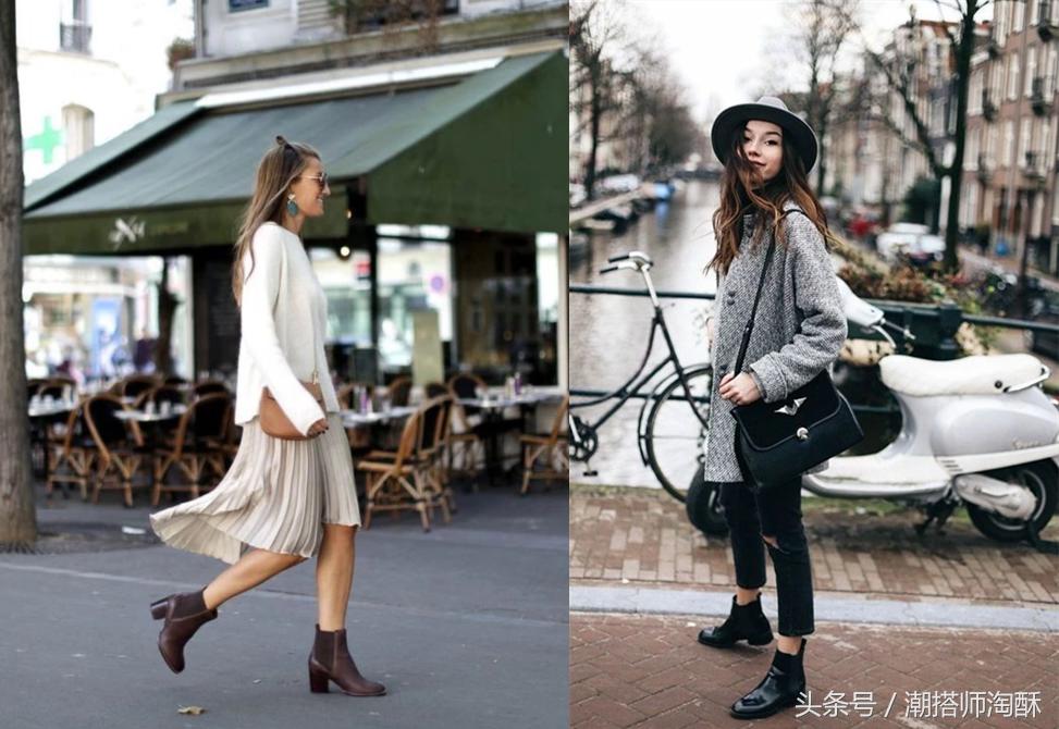 秋季踝靴搭什么裤子,踝靴合集穿搭提升气质又好看