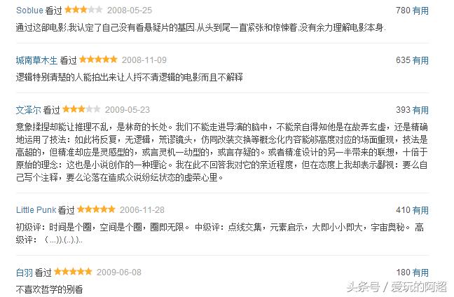 最费脑力的电影,最费脑子的电影推荐