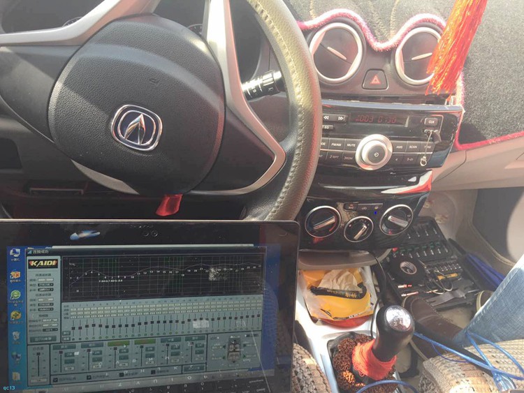 音响这样改更好听:长安悦翔V3音响改装凯笛D2S!昆明雄鹰汽车