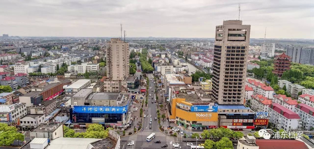 川沙15年的变化,十年前的川沙镇