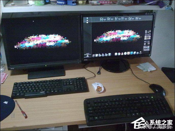 电脑一拖二教程,电脑一拖二打游戏