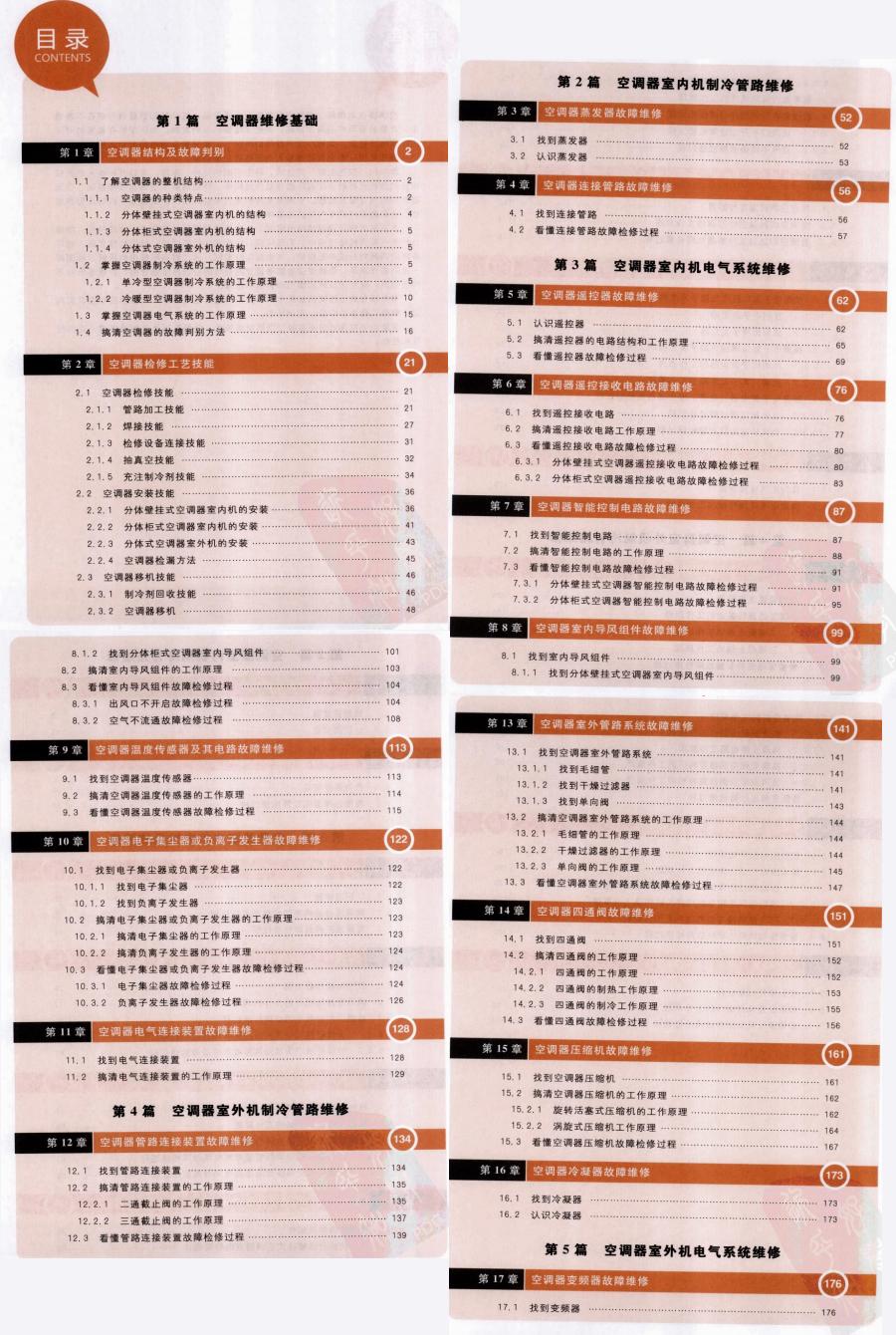 图解空调器维修快速入门,空调维修速查图解大全集