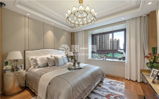 唐山136平米三室两厅装修效果图,唐山君熙太和别墅效果图