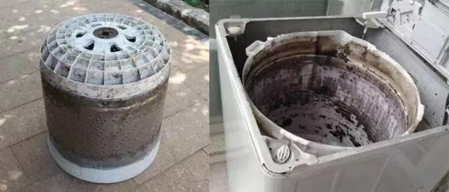 洗衣机内胆有多脏,半自动洗衣机内胆脏了怎么清洗