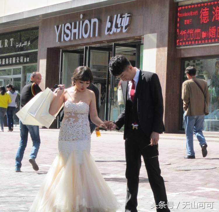 街拍婚纱照风格种类大全,街拍个性婚纱照图片