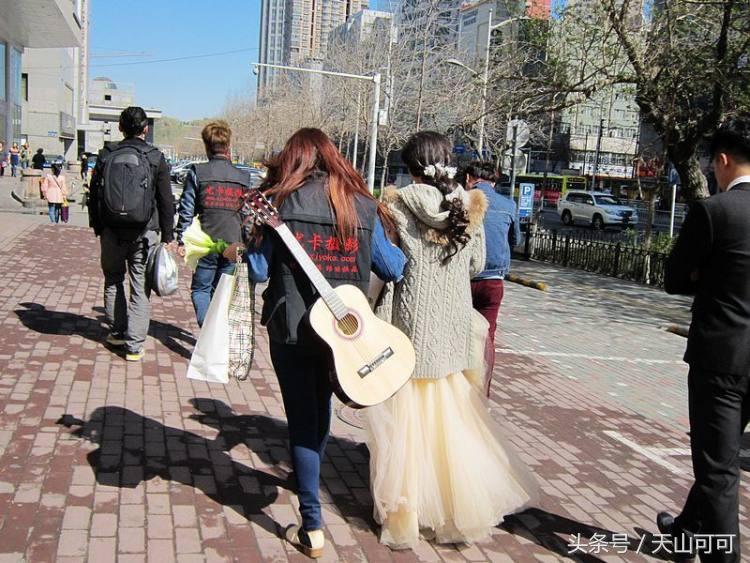 街拍婚纱照风格种类大全,街拍个性婚纱照图片