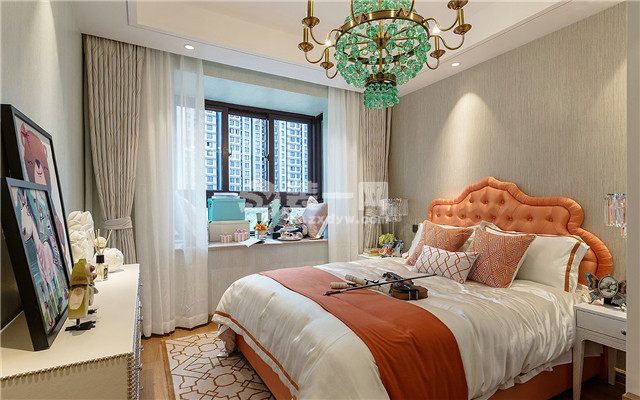 唐山136平米三室两厅装修效果图,唐山君熙太和别墅效果图