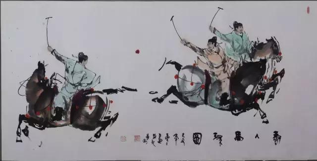 华清打篮球,马球精彩动作