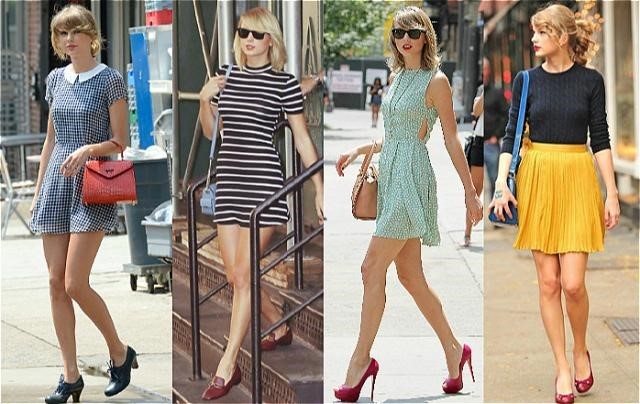 taylorswift霉霉看篮球,taylorswift霉霉紫色裙子