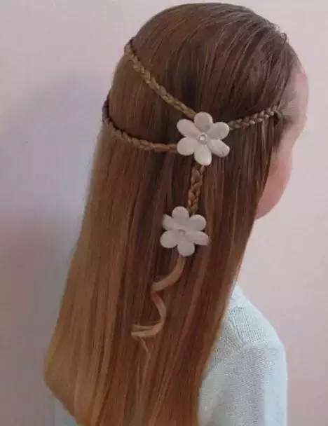 宝妈儿童编发之个性马尾辫编法,超级简单的儿童编发