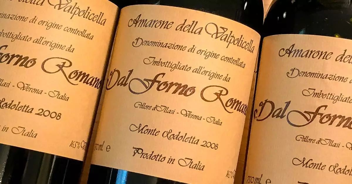 意大利十大进口红酒排名第一,意大利葡萄酒十大品牌