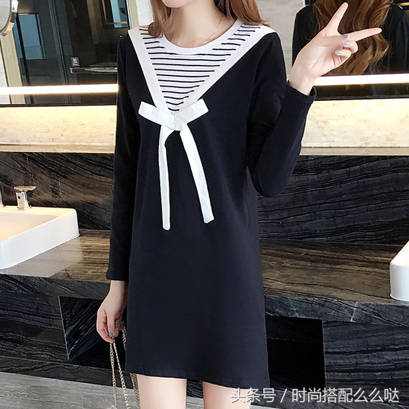 8款加肥加大码长袖连衣裙，200斤胖MM不再担心买不到好看的秋装