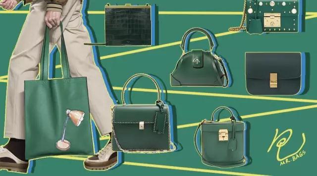 这款复古文艺包包,小众高级感复古包包绿色