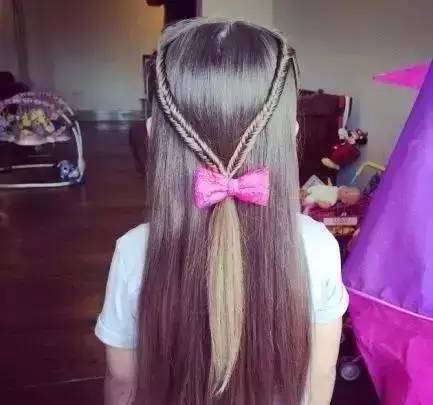 宝妈儿童编发之个性马尾辫编法,超级简单的儿童编发