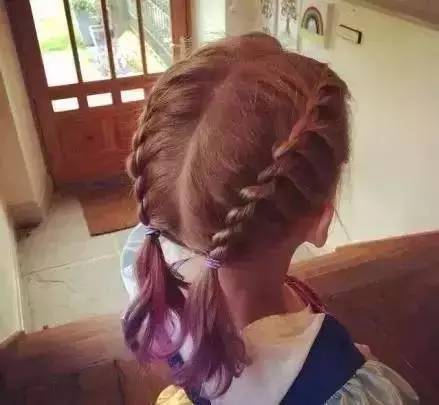 宝妈儿童编发之个性马尾辫编法,超级简单的儿童编发