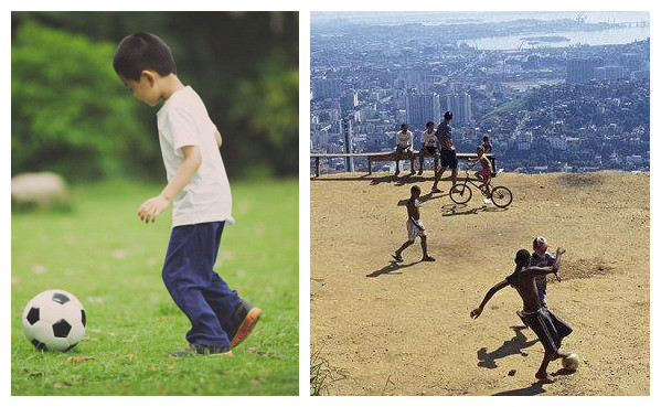 中国足球对比巴西足球,中国足球和巴西足球的差距