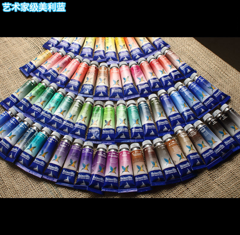 马利水彩颜料测评,鲁本斯管状水彩颜料测评