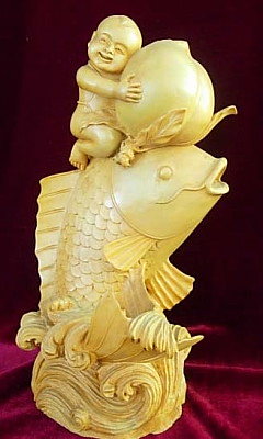 木雕小鱼的雕刻技法是什么,木雕雕刻技法