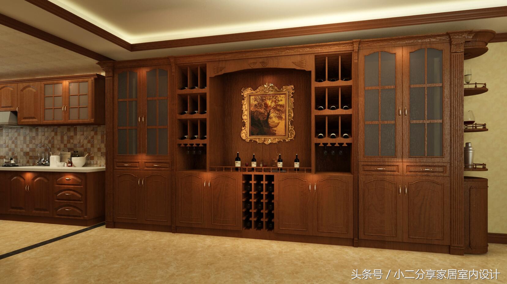 好看的酒柜图片2019中式,好看的酒柜装修效果图