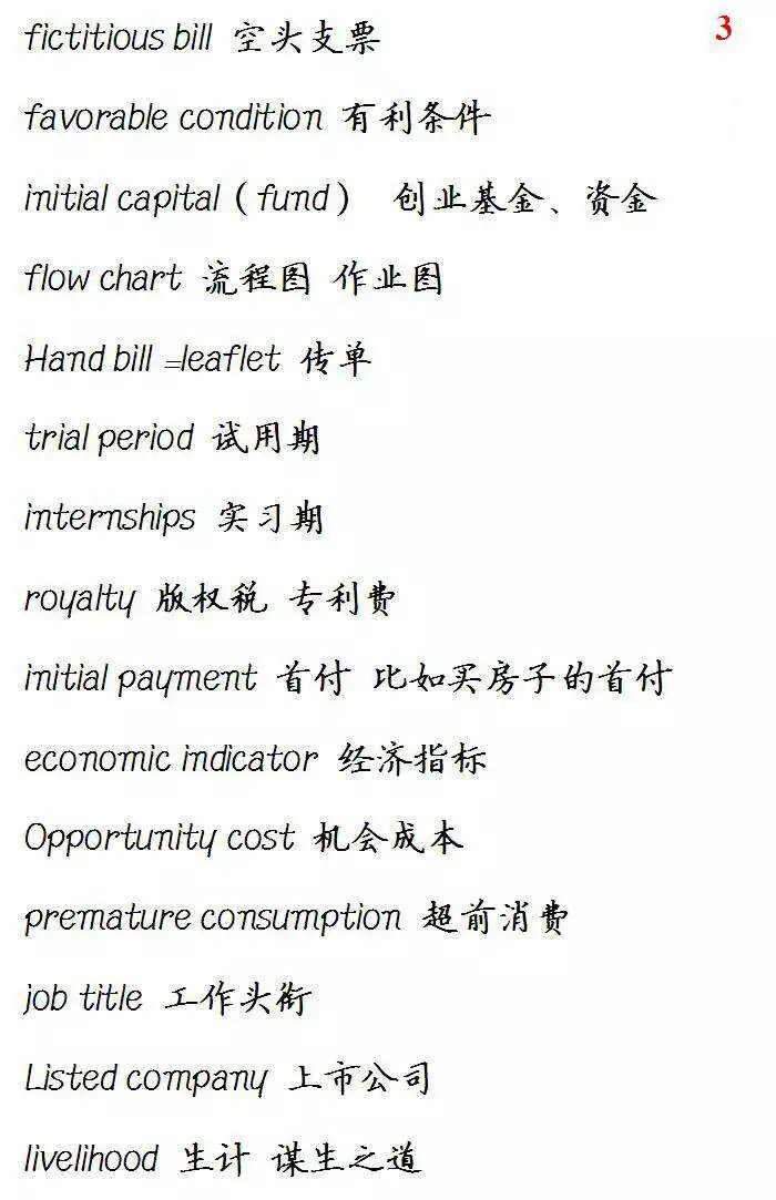 外贸常用词汇大全,外贸英语翻译常见词汇