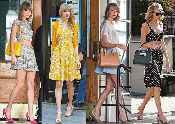 taylorswift霉霉看篮球,taylorswift霉霉紫色裙子