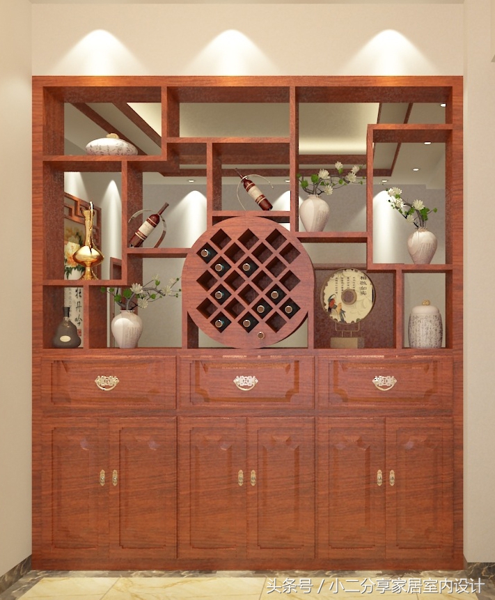 好看的酒柜图片2019中式,好看的酒柜装修效果图