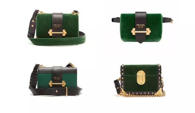 这款复古文艺包包,小众高级感复古包包绿色