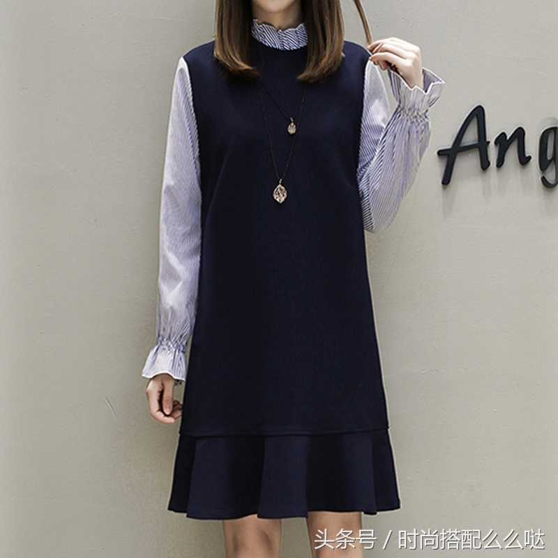 8款加肥加大码长袖连衣裙，200斤胖MM不再担心买不到好看的秋装