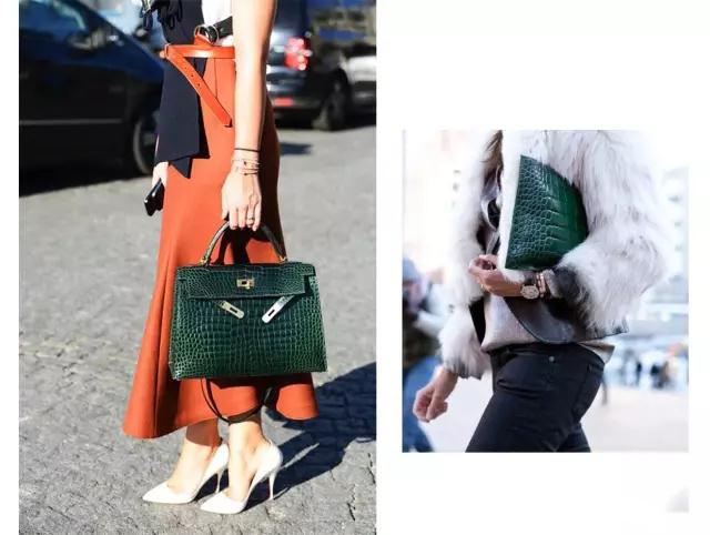 这款复古文艺包包,小众高级感复古包包绿色