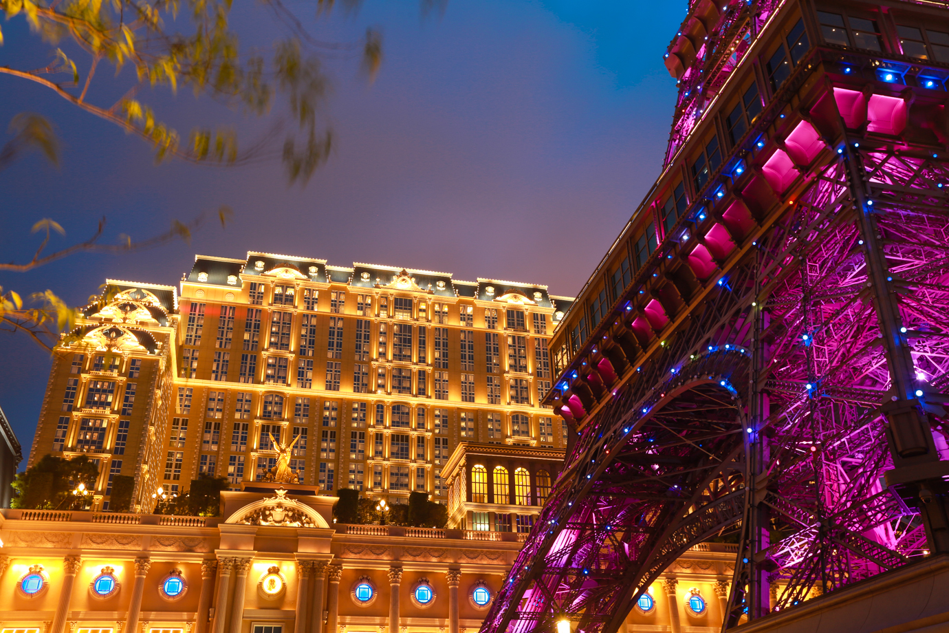 澳门巴黎人，不出国门也能体验的法式风情