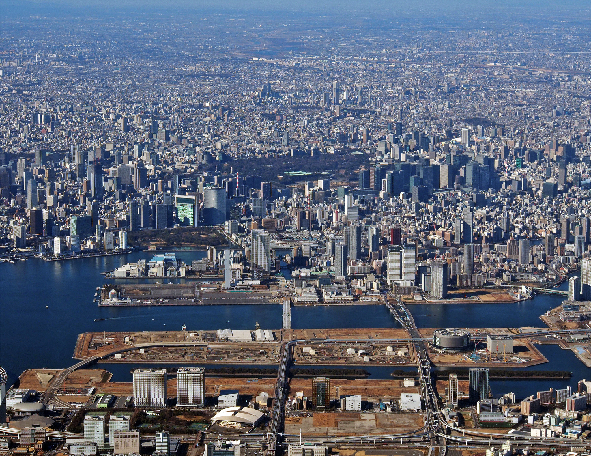 航拍日本东京亚洲第一大城市,航拍东京城市全景