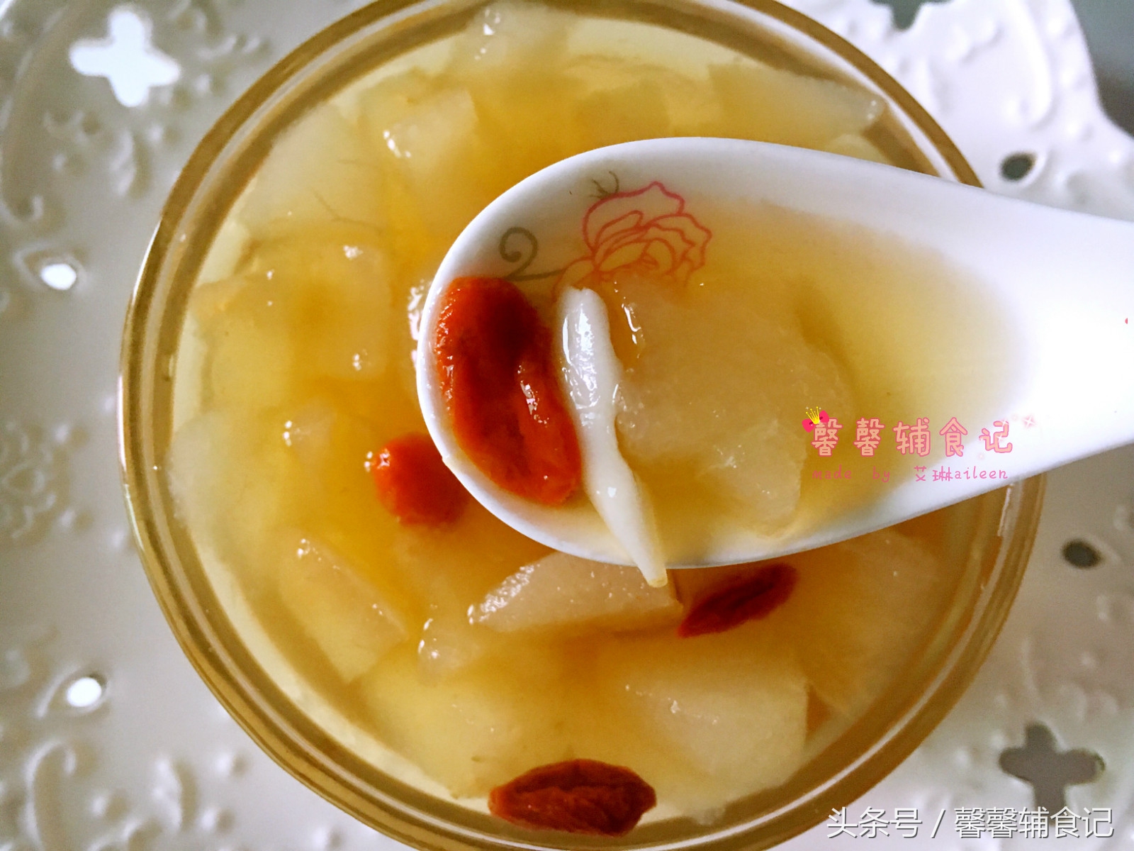 宝宝咳嗽清淡易消化食谱,润肺止咳化痰婴儿辅食