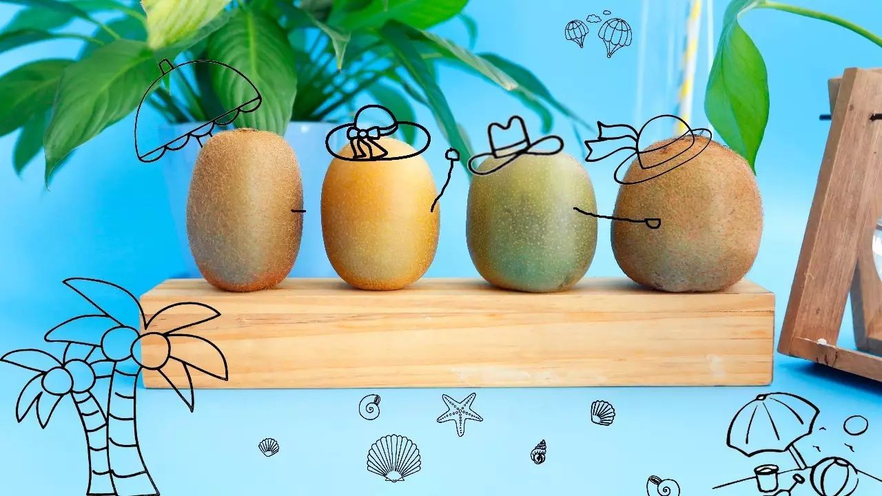 猕猴桃如何快速去皮去核,猕猴桃不粘手切法